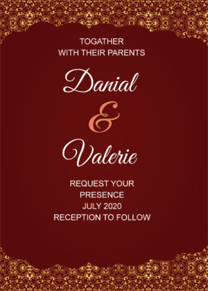 glittering Invitation Card design, evite for any occasion