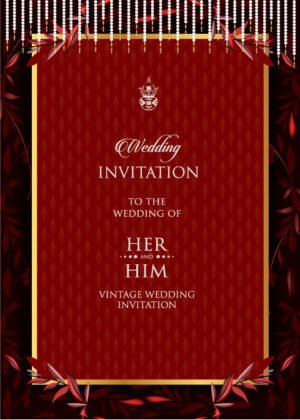 Customizable engagement invitation card, customize online digital engagement card using this unique design