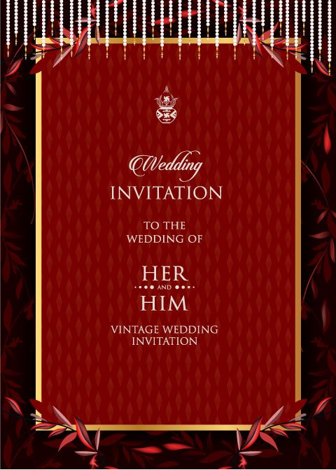 Customizable engagement invitation card, customize online digital engagement card using this unique design