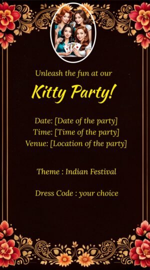 Kitty Party E Invite