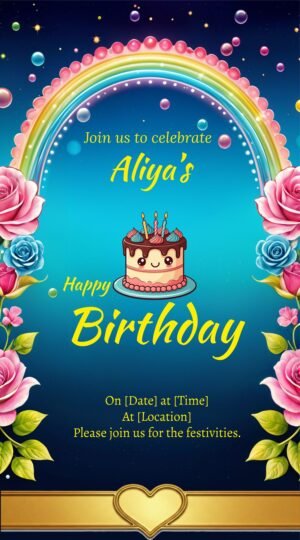 birthday Invite online template