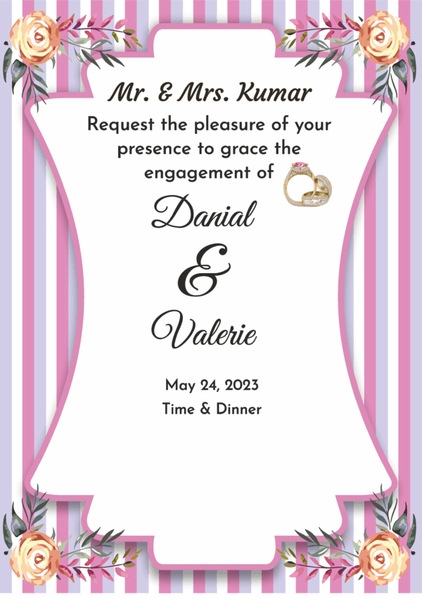 Engagement card