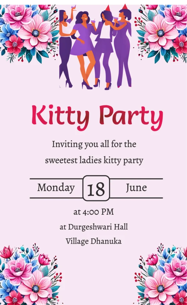 Kitty party e patrika