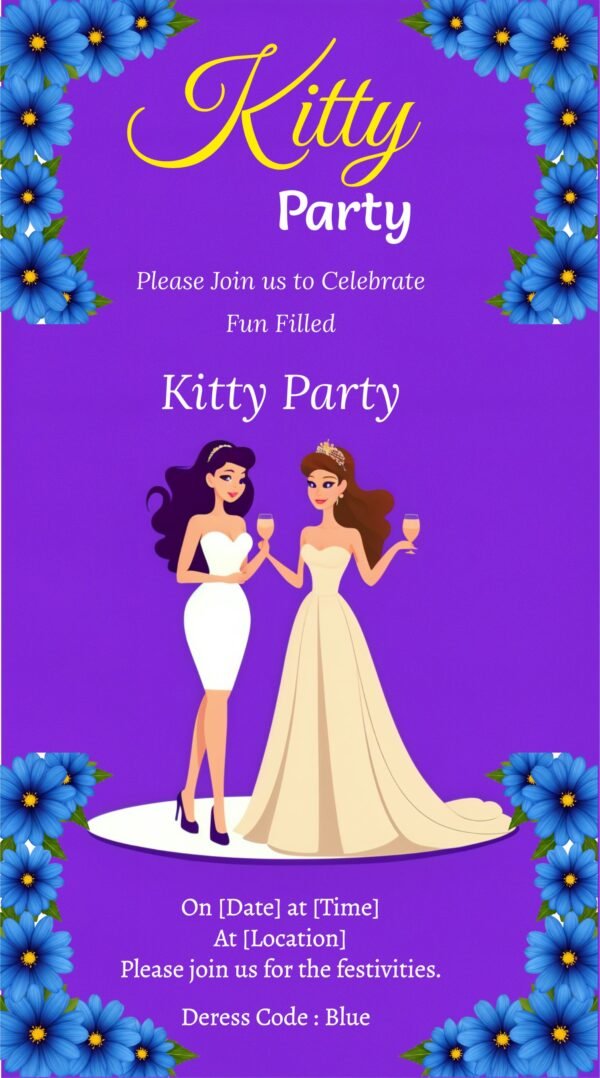 PDF for kitty party inviation