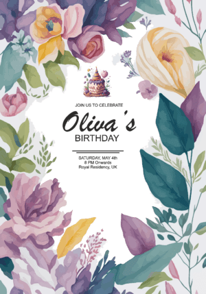 Create online birthday card design