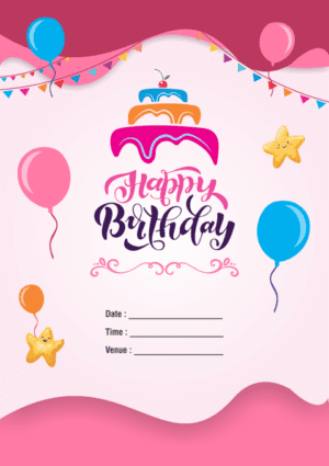 Happy Birthday Card design
