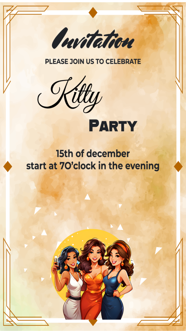 Kitty Party Invitation Free