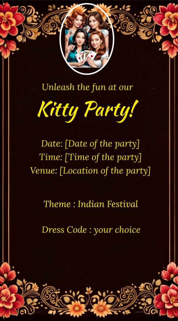 Kitty Party E Invite