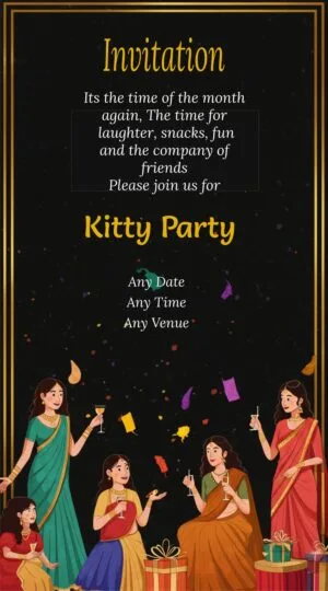 Kitty Party E Invitation