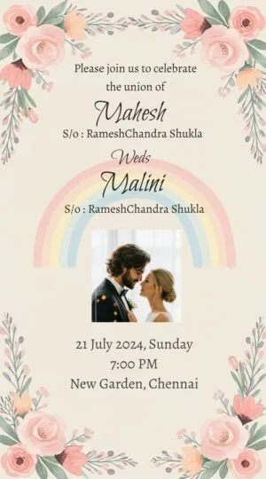 Picture Wedding Invitation Template